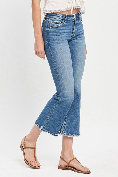 Leah Mid Rise Flare Jeans