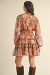 Mocaccino Floral Mini Dress
