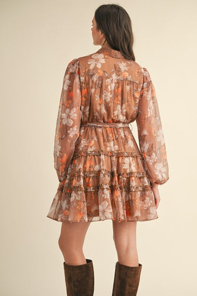 Mocaccino Floral Mini Dress
