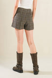 Plaid Woolen Skort