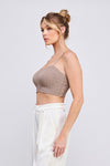 Mocha Cable Knit Bralette