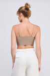 Mocha Cable Knit Bralette