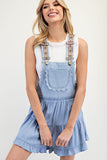 Denim Woven Detail Romper