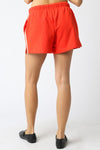 Orange Red Shasta Shorts
