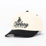 Black and White Cowboy Country Club Hat