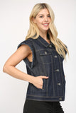 Flutter Sleeve Denim Jacket