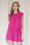 Fuchsia Bubble Top