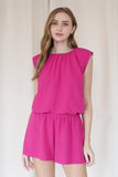 Fuchsia Bubble Top