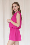 Fuchsia Bubble Top
