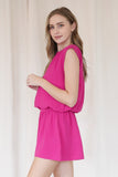 Fuchsia Bubble Top