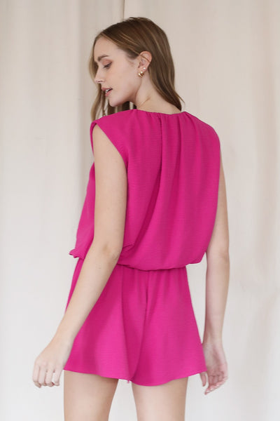 Fuchsia Bubble Top