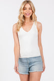 Ivory Double Layered Tank Top