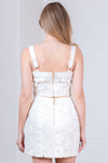 Designer Inspired White Embroidered Set