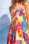 Floral Cut Out Dress
