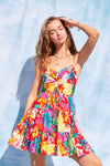 Floral Cut Out Dress