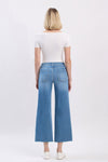 High Rise Soft Crop Slim WIde Jean