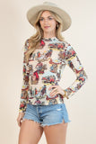 Cowboy Graphic Mesh Shirt