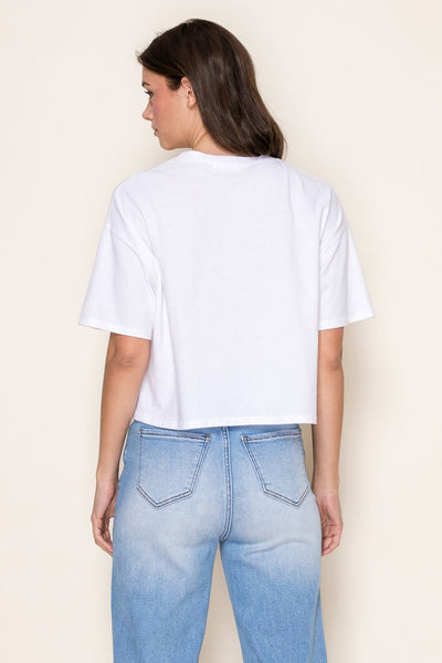 "Amalfi Coast" Graphic Crop Top