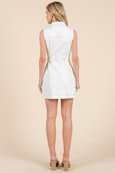 Off-White Utility Mini Dress