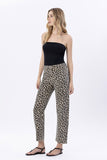 Olivia Leopard Print Barrel Jeans
