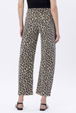 Olivia Leopard Print Barrel Jeans