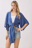 Blue Kimono Cardigan