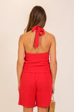 Harper Textured Halter Vest Top