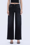 Ava Black High Rise Studded Jeans