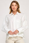 White Button Up Top