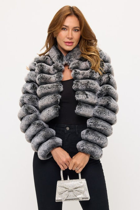 Black Studded Curve Hem Tank