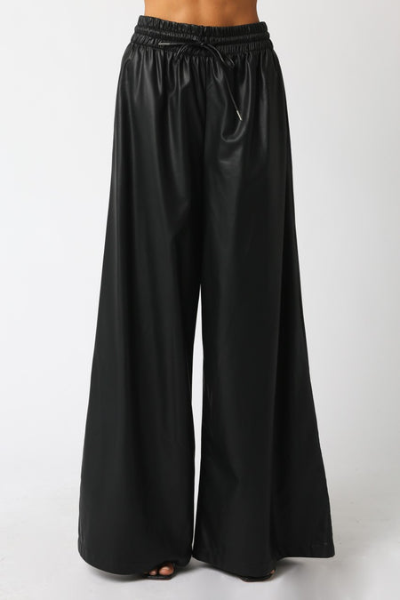 Moss Elastic Waist Pants