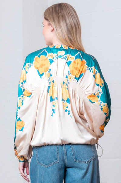 Flower Printed Jacket