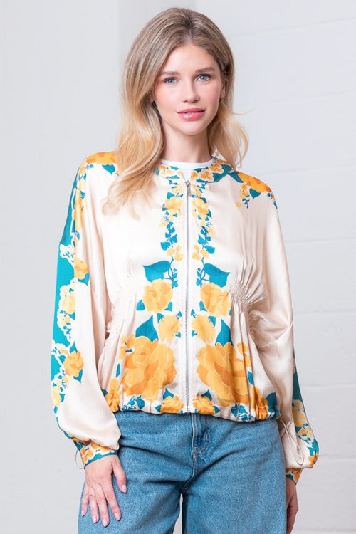 Flower Printed Jacket