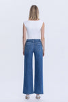 Jenny High Rise Waist TIe Wide Leg Jeans