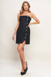 Black Tweed Mini Dress