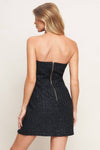 Black Tweed Mini Dress
