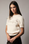 Cream Round Neck 