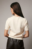 Cream Round Neck 