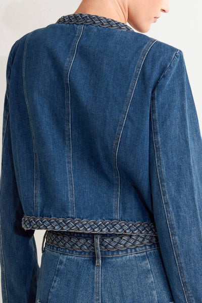 Braided Denim Jacket