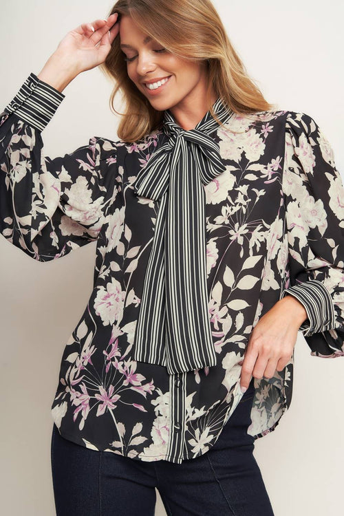 Floral Printed Woven Top