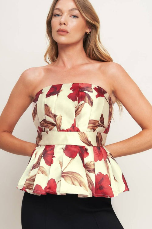 Printed Woven Top