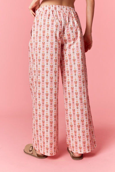 Pink Holiday Toy Soldier PJ Pants