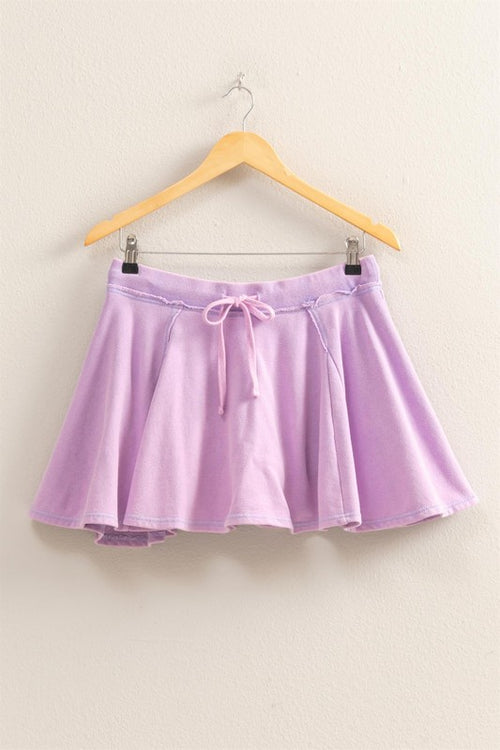 Lavender Sweatpant Skort