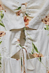 Floral Eyelet Mini Dress