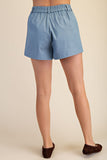 Sky Blue High Rise Shorts