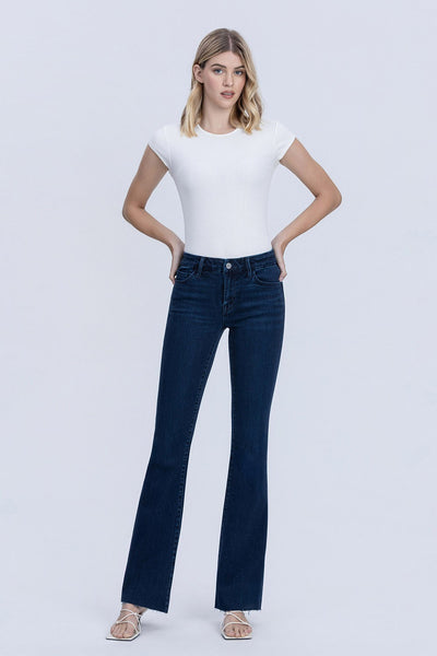 Dark Wash Mid Rise Jeans