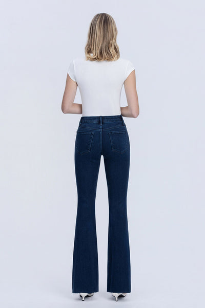 Dark Wash Mid Rise Jeans