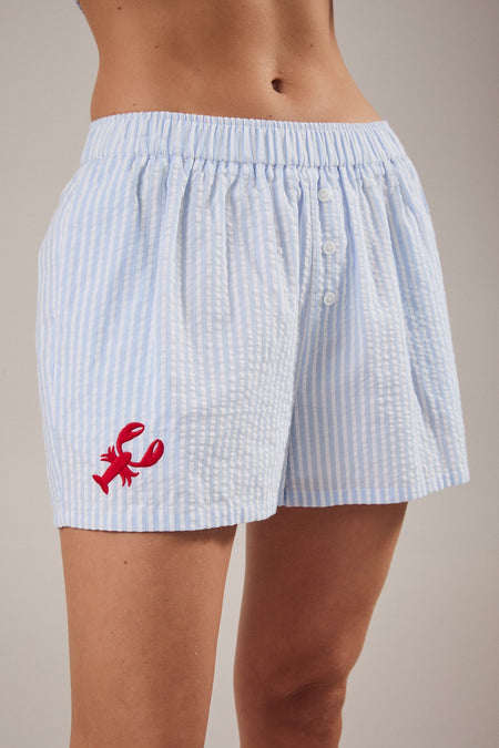 High Waist Dog Print Sweatshorts
