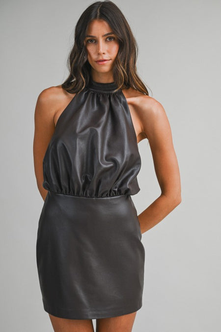 Eggshell Pleated Twill Romper