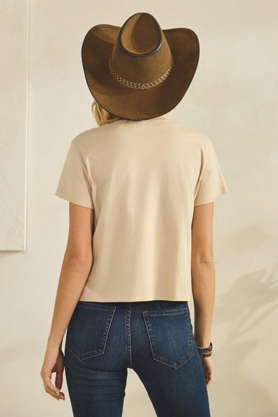 Sand Cowgirl Crop Top